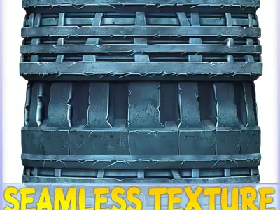  Stylized Wall Seamless Texture Texture 7