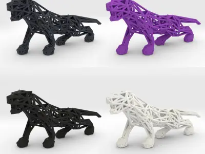 Black Panther 3D print model