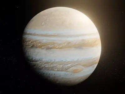 Photorealistic Jupiter 8k Textures 3D Model Low-poly 3D model