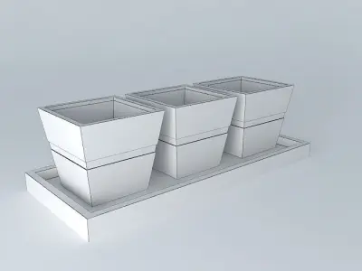 petisqueira snack bowl enfeite decorative object Free 3D model