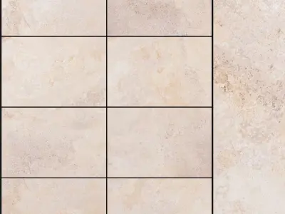 Yurtbay Seramik Madrid Stone Cream Set 1 3D model