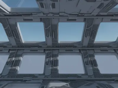 Sci-Fi Interior 102 3D model