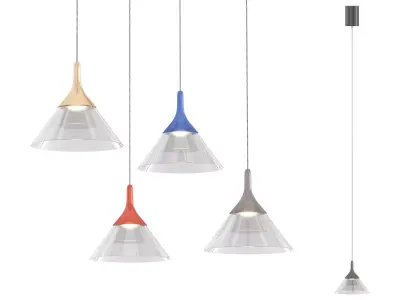 Modern Pendant Light Set 3D model