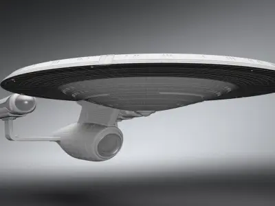 Enterprise  C Scale model   3D print model