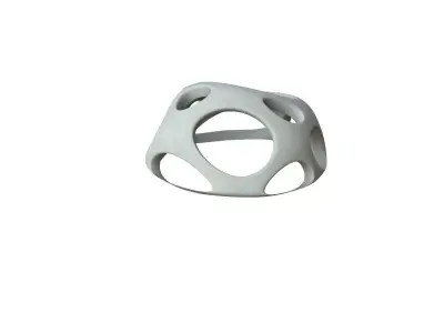 SciFi Cube Object No 53436 Low Poly Shape Low-poly 3D model