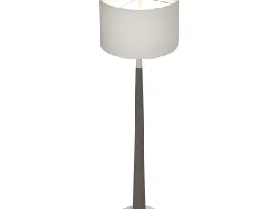 Ellison watt White Floor Lamp Portable Light 3D model
