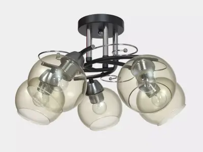 Ceiling chandelier Melefa 3507 - 5C 3D model