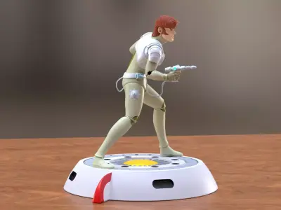 Capitaine Flam Captain Future 3D print model