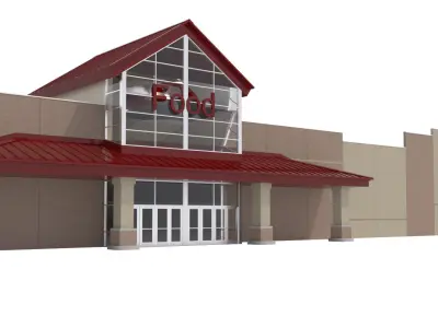 Retail-004 Retail Store 3D model