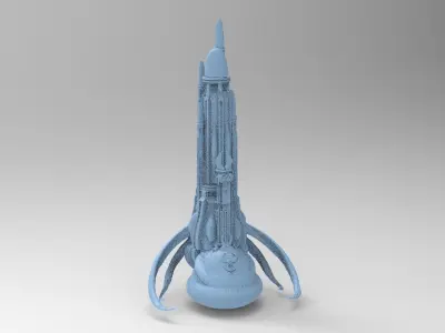 Castle bright Moon full 4 3D model