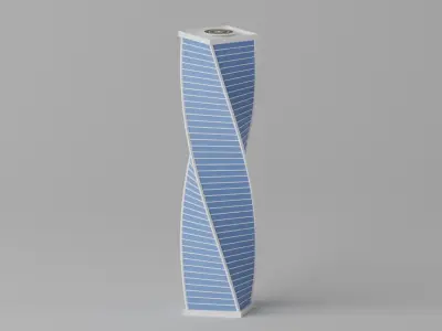 Al Majdoul Tower Riyadh Saudi Arabia 3D model