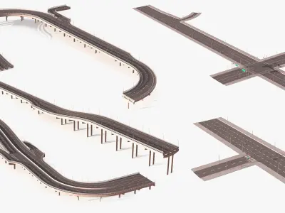  Highway Road Elements Collection 4(1) 