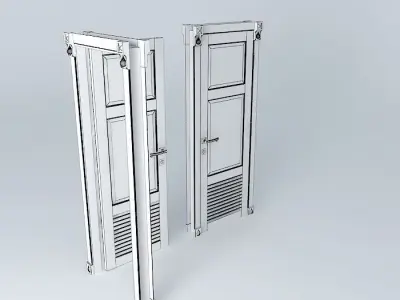 Doors By Louver 3D model