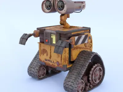 Pixars Wall-E detailed 3d model  3D model