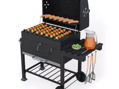 Barbecue   Jumbuck  Franklin 3D model