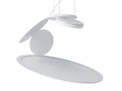 Cut Suspension Low-poly 3D model