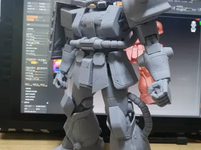 ZAKU 2 MS-06S 3D print model