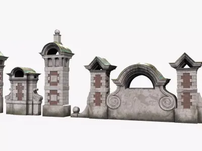 Chimney Palace Collection 3D model