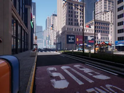 New York City Low-poly 3D model