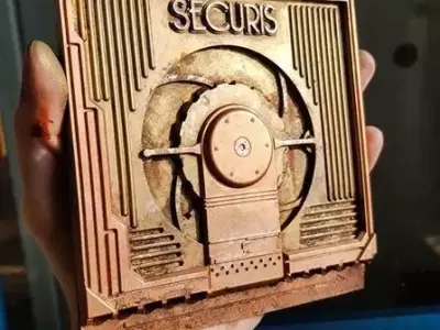Bioshock Securis Bulkhead Door Miniature 3D print model