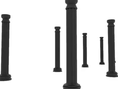 Greek Pillar Free 3D model
