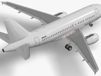  Detailed 3D models of the A320 Family 