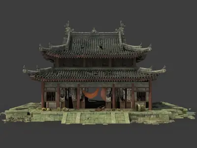Chinese Temple 3D model