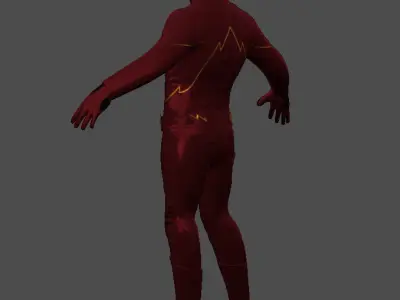 The Flash 3D model