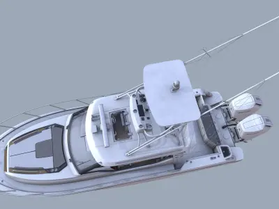  Sport Fishing Boat with Interior 