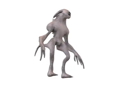 Aliens Monster v3 003 Low-poly 3D model