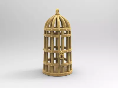 Hanging Cage for Prisoners 3D print model