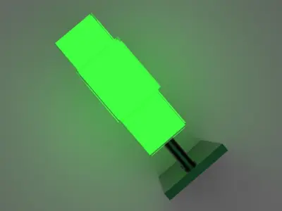 Illuminated Pharmacy Sign Board 3D model