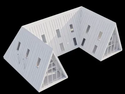 A-Frame House 3D model