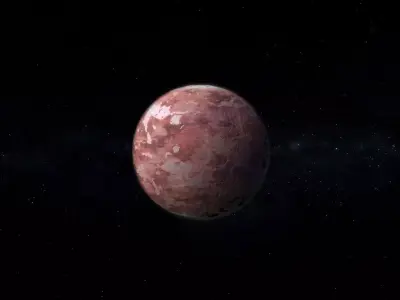 Alien Planet 04 Low-poly 3D model