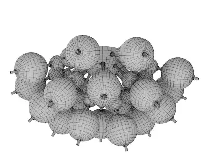 Maytoni Bolla MOD133CL-04CH ceiling lamp 3D model