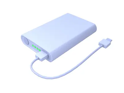 Power Bank Icon v1 005 Low-poly 3D model