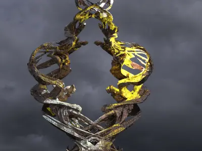 Spiral Siren Pillar 2 3D model