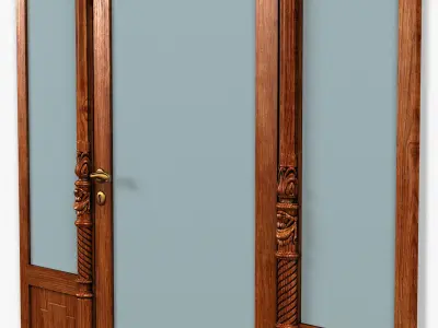 Door0051 victorian door 3D model