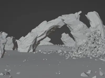 Landscape Nature scene  3D model