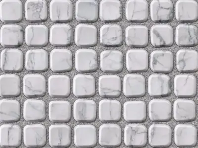 Timeworn marble mosaic 02 - Calacatta-Marquina-Seamless Texture