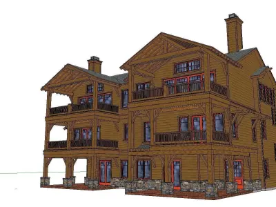 Creative Design-Holiday Cabin-084 3D model