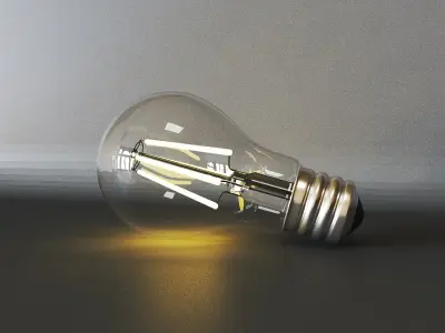 light bulb 3D model