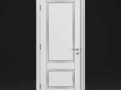 Interior Wooden Door 3D model