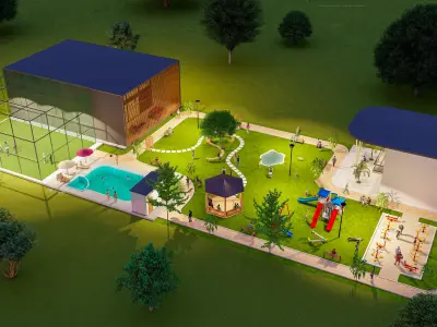 Garden 3D model