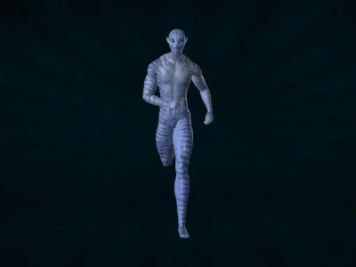 AVTR-004 Avatar Running Animation 3D model