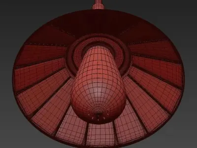 Loft Cone Pendant Reflector 3D model