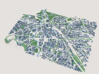 Seinajoki City Finland 3D model