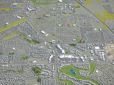 Westminster Low-poly 3D model