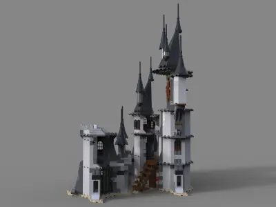 Lego fantastic castle 3D model