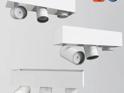 Delta Light Splitbox 3D model
